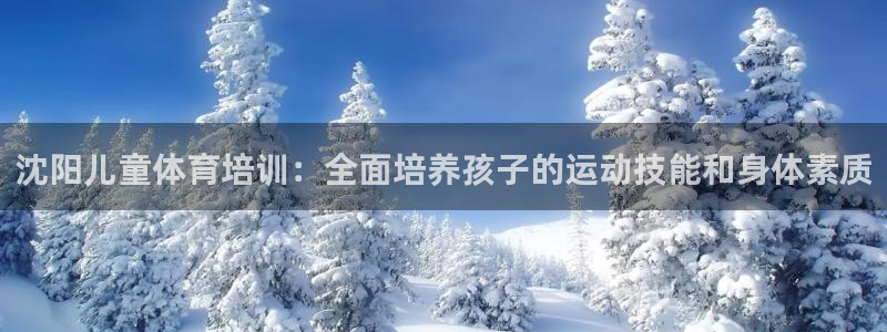 尊龙凯时一人生就是博登入：沈阳儿童体育培训：全面培养