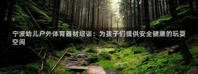 尊龙d88现金旧版本：宁波幼儿户外体育器材培训：为孩