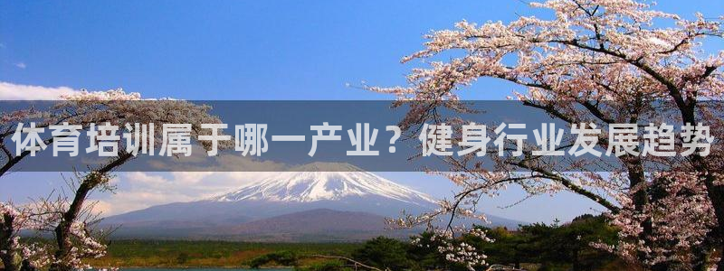 尊龙ag旗舰：体育培训属于哪一产业？健身行业发展趋势
