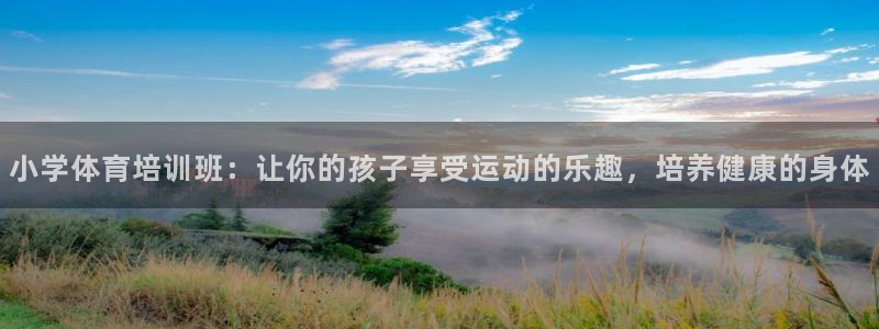 尊龙d88官网登录：小学体育培训班：让你的孩子享受运