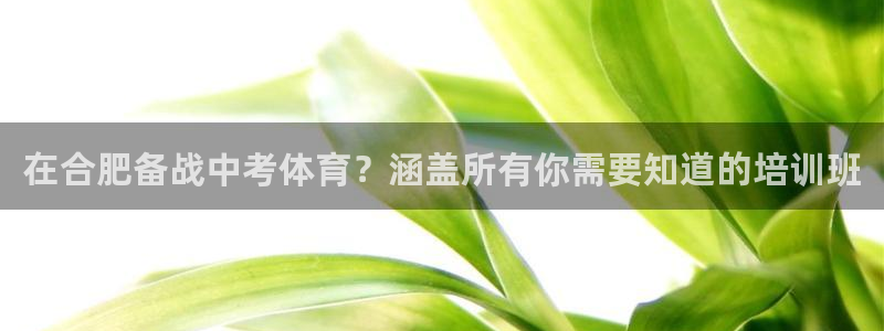 尊龙ag旗舰厅手机版：在合肥备战中考体育？涵盖所有你