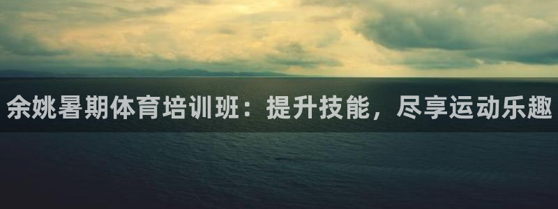 尊龙d88手机版下载：余姚暑期体育培训班：提升技能，尽享运动